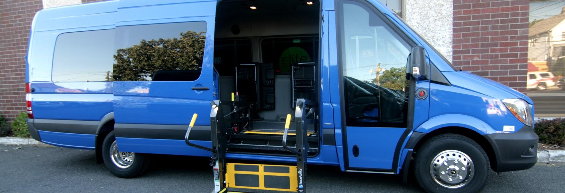 As BraunAbility and NMEDA members, HQ offers various wheelchair lifts for shuttle busing.