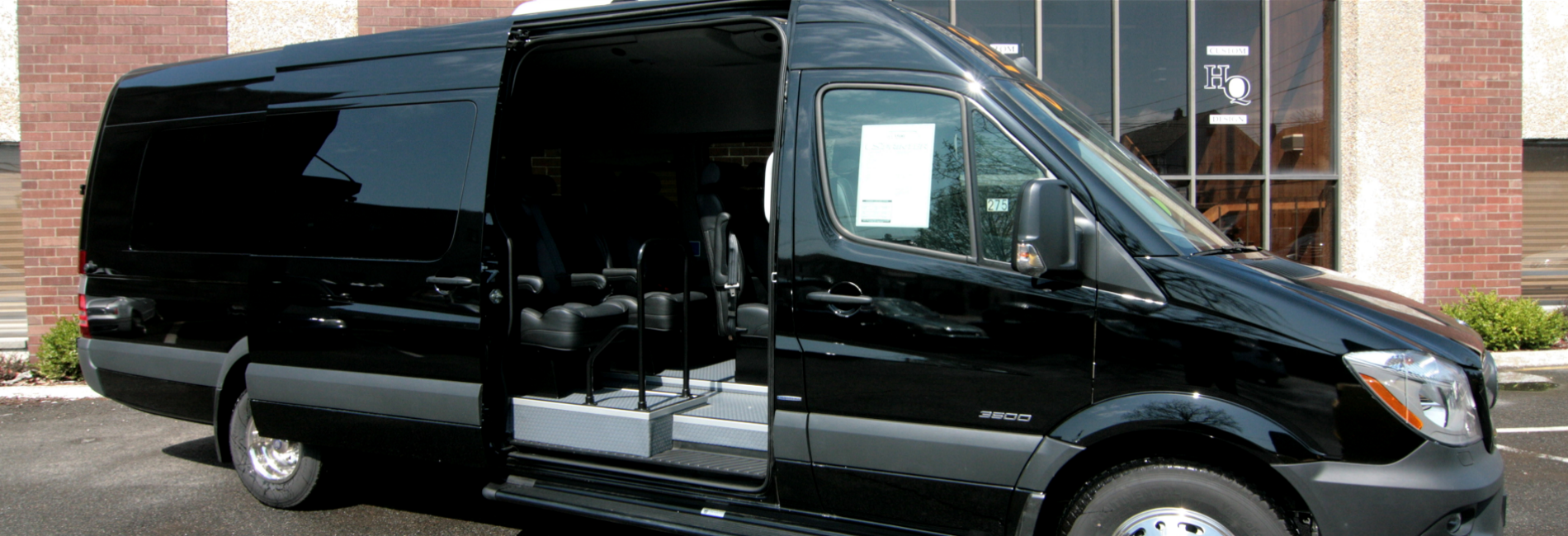 Plug Doors, handicapped lifts, and multiple seating options to fit up to 19 passengers!