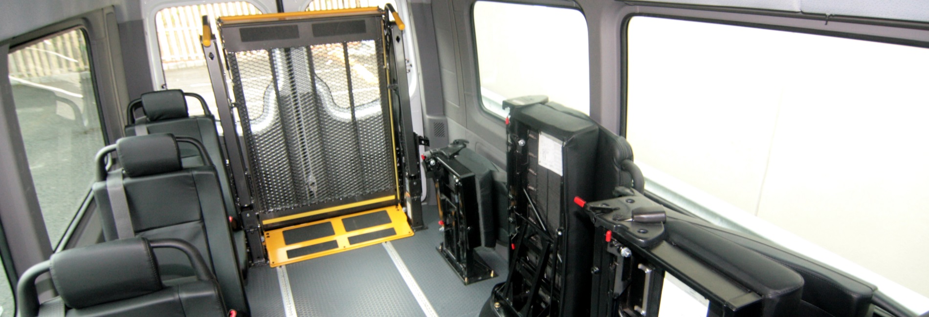 HQ has a number of solutions for mobility / paratransit shuttle transportation needs.