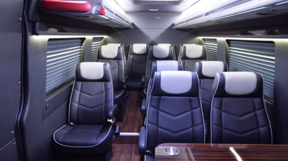 Luxury Shuttle Vans | Shuttle Buses| HQ Custom Design
